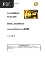 Download Mcdonald Hr Project by rabiabcd SN25541086 doc pdf