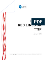 EDRi’s Red lines on TTIP