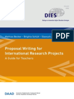 DIES - Proposal Writing For International Research Projects