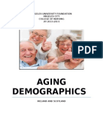 Aging Demographics: Angeles University Foundation Angeles City College of Nursing AY 2013-2014