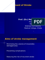 Management of Stroke Madam