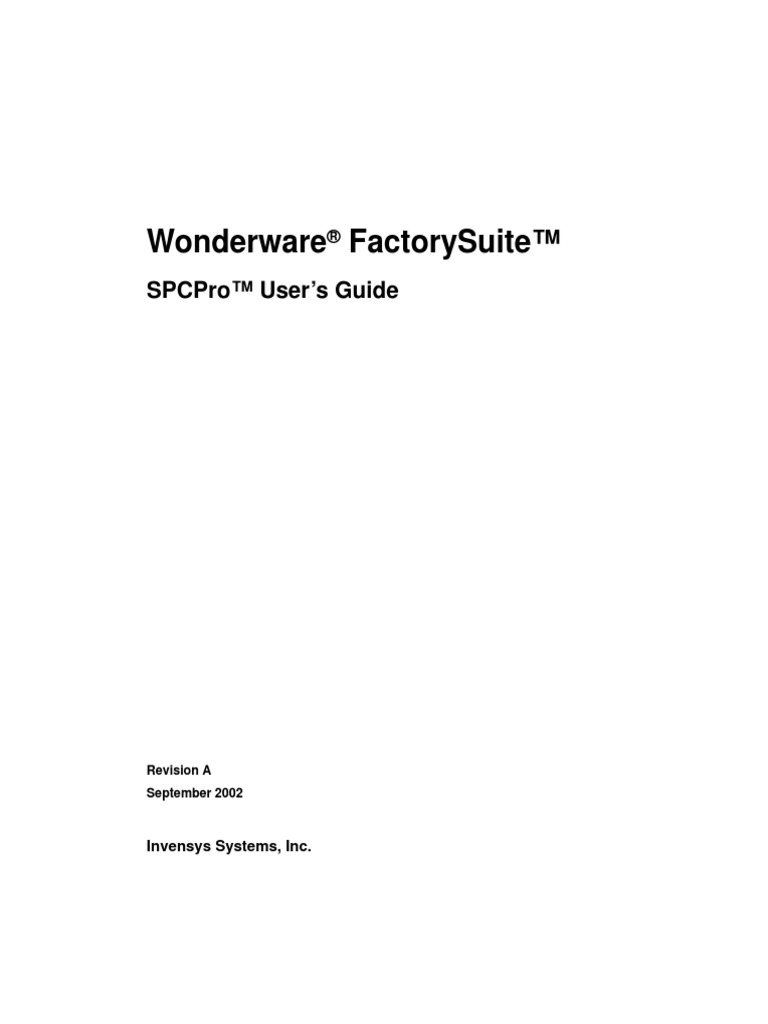In Touch SPC | PDF | Databases | Technical Support