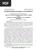 Estado Poder y Cambio Social