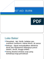 First Aid - Burns