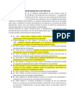 ANTECEDENTES HISTÓRICOS DE LA AUDITORÍA ADMINISTRATIVA