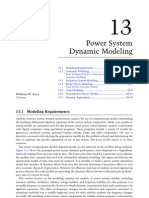 Power System Dynamic Modeling