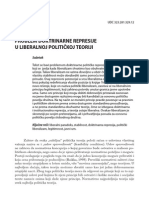 2 Doc. DR Đorđe Pavićević Problem Doktrinirane Represije U Liberalnoj Političkoj Teoriji