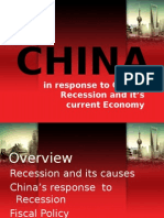 China: in Response To Global Recession and It's Current Economy