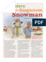 mystery of the suspicious snowman