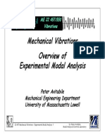 Modal Analysis in Vibrations