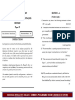 History Mains 2009 Paper II Vision Ias