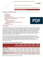 Canadian Alcohol and Drug Use Monitoring Survey - Summary of Results For 2012 - Health Canada