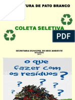 Apresentação Escolas Coleta Seletiva de Lixo