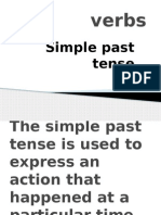 Simple Past Tense: Verbs