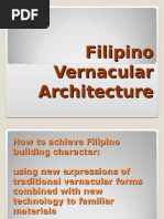 Filipino Vernacular Architecture