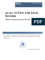 Download Intro to Civil Law Legal Systems CR 09-002 by INPROL SN25546163 doc pdf