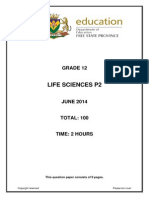 GRD 12 Life Sciences p2 Eng QP June 2014 C