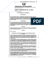 Acuerdo Gubernativo 36-2015 Cuotas MINEDUC