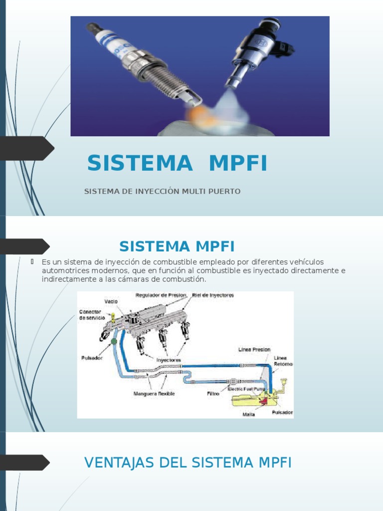 Sistema Mpfi | PDF | Carburador | Bomba