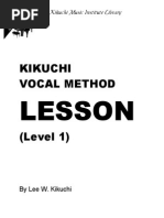 Download Kikuchi Voice Lesson - Level 1 by Jorge Lopez SN255479985 doc pdf