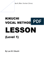 Kikuchi Voice Lesson - Level 1