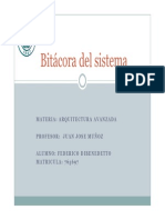 Bitacora Del Sistema (Presentacion)