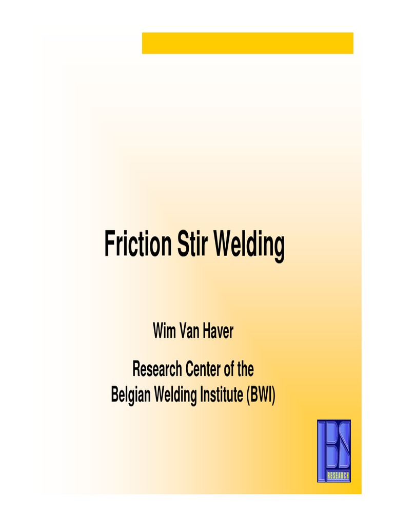 Friction Stir Weld | PDF | Welding | Construction