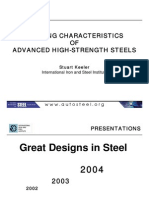 Forming Characteristics of Advanced High-Strength Steels