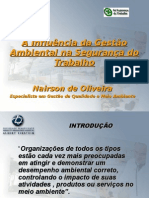 A influência da gestão ambiental na segurança do trabalho