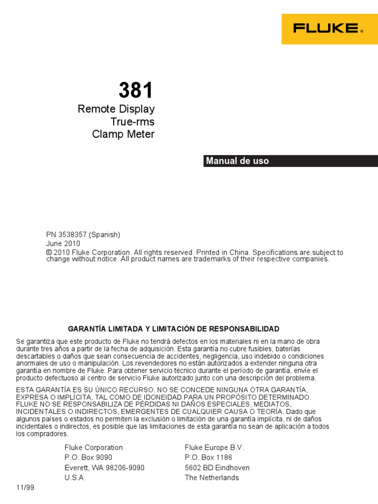 FLUKE 381 PDF visual data 2