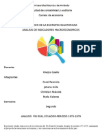 Analisis de Indicadores Macroeconomicos