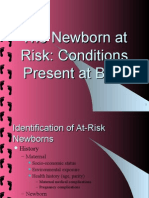 The Newborn at Risk: Conditions Present at Birth