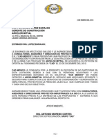 Carta Declinacion Arcelor Mittal