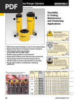 Enerpac RRH-Series, Hollow Plunger Cylinders