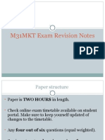 M31MKT Exam Revision Notes