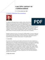 Los 6 Puntos Que Debe Contener Un Convenio de Confidencialidad