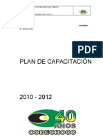 Plan Capacitacion 2010 2012