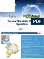 Korean Electricity Market Operation: Power System
