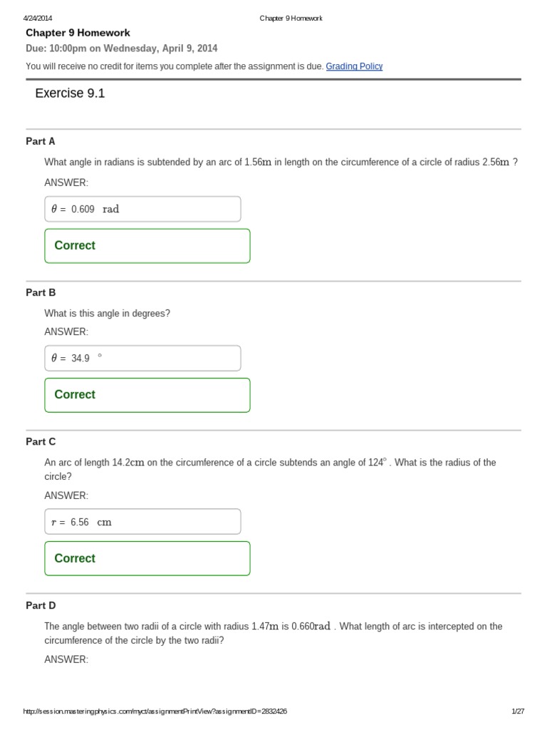 worksheet Velocity And Acceleration Calculation Worksheet Answers chapter 09 homework