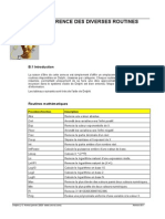 Reference Des Diverses Routines (Delphi) PDF