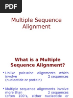 Multiple Sequence Alignment