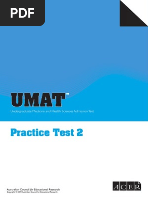 Umat Practice Test 2 Pdf Cholesterol Multiple Choice
