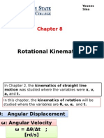 Rotational Kinematics: Younes Sina