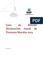 Guia Declaracionanual Personas Morales 2014