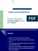 Inflation and Unemployment: Professor Abdul Bayes 01711564547