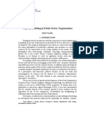 Capacity Building in Public Sector Organisations: 38: 4 Part II (Winter 1999) Pp. 913-934