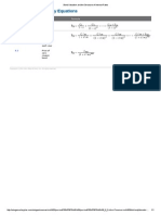 Summary of Key Equations