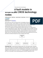 1 Advanced Fault Models in Small-Scale CMOS Technology Nodes