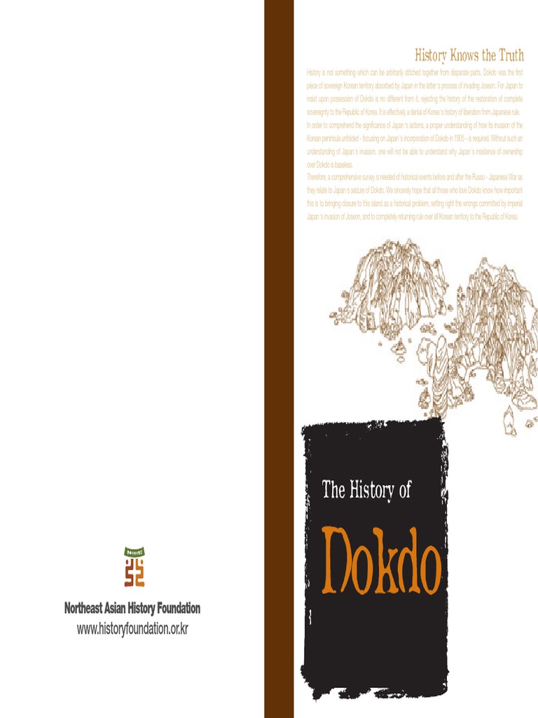 The History of Dokdo PDF South Korea World Politics