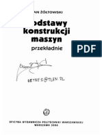 Jan Żółtowski -Podstawy Konstrukcji Maszyn - Przekładnie